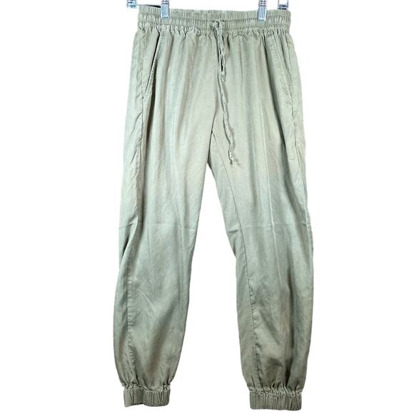 Magaschoni Womens Pants Green Pull On Drawstring Joggers Pockets Stretch XS - Picture 1 of 11